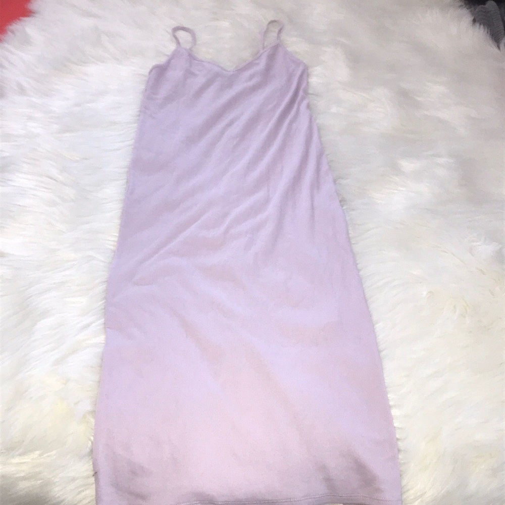 Lavender Spaghetti Strapped Midi Dress💐